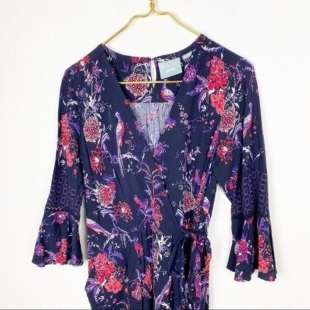 Anthropologie Maeve Espoir Bell Sleeve Jumpsuit - Picture 5 of 10